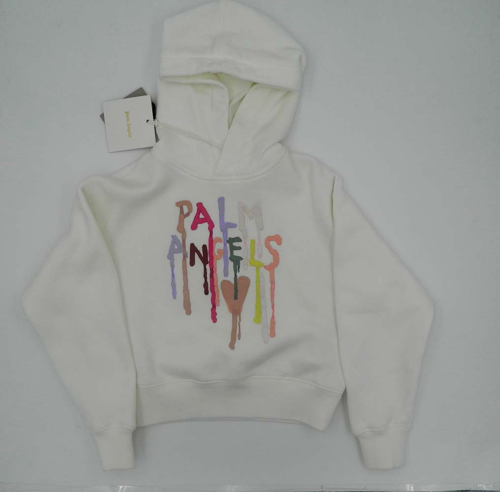 Palm Angels Felpa rosa con cappuccio e Bear PGBB015C99FLE0043B60 main image 1