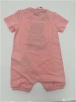 Moschino Pagliaccetto neonata di cotone con orsetto centrale - immagine 2