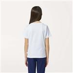 K-way T-shirt ragazzo manica corta bianca con logo laterale - immagine 3