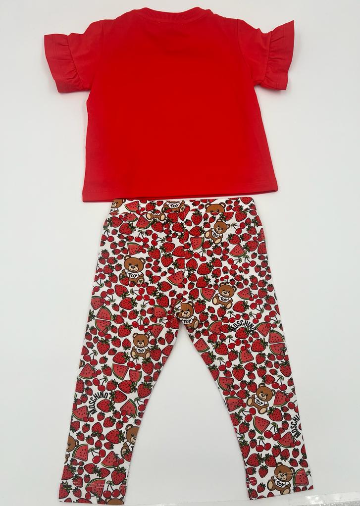 Moschino Completo bimba con leggings e t-shirt - immagine 2