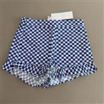 StellaMcCartney Short bianco a pois celeste