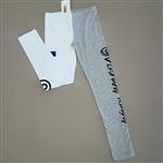 Maison Margiela pants bicolore con logo - immagine 2