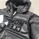 Moncler Giubbotto ABBAYE nero con cappuccio removibile - immagine 2