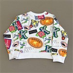 Kenzo Felpa bianca con stampe colorate - immagine 2