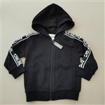 Iceberg Felpa garzata con zip, cappuccio e tasche