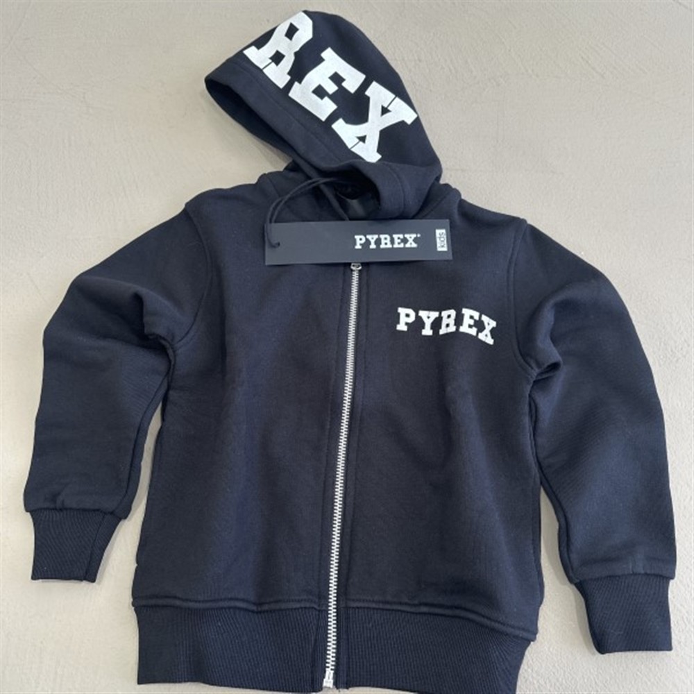 Pyrex_felpa_zip_cappcropped_bimba Pyrex felpa zip capp.cropped bimba - immagine 1