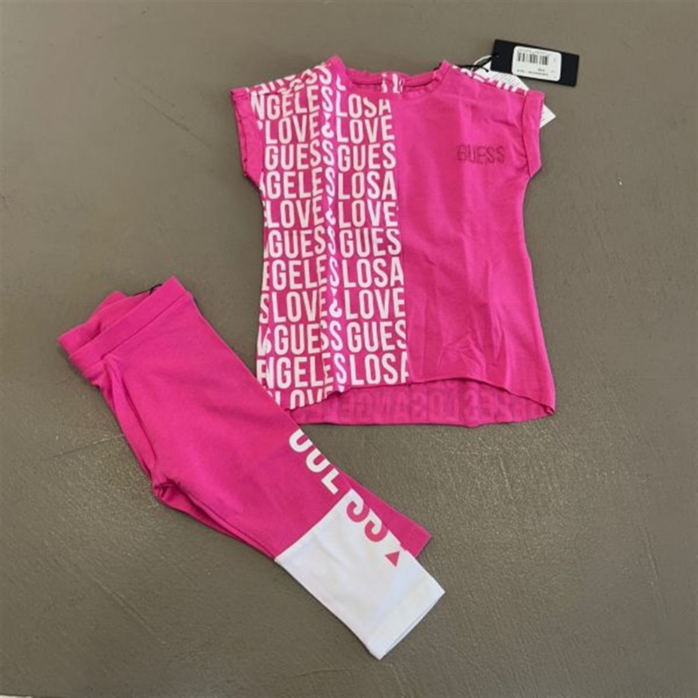 guess_completo_fucsia_e_bianco guess completo fucsia e bianco - immagine 1