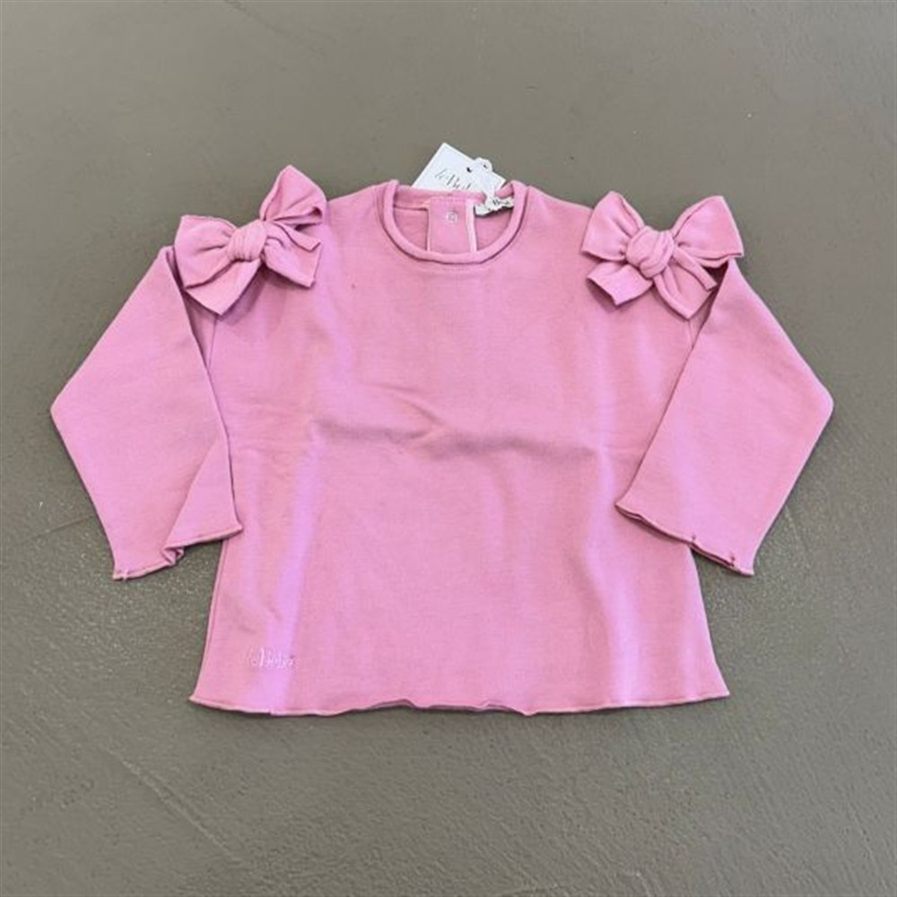 le_Bebe_felpa_neonata_con_fiocchetto