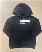 Barrow Felpa con cappuccio garzata nera