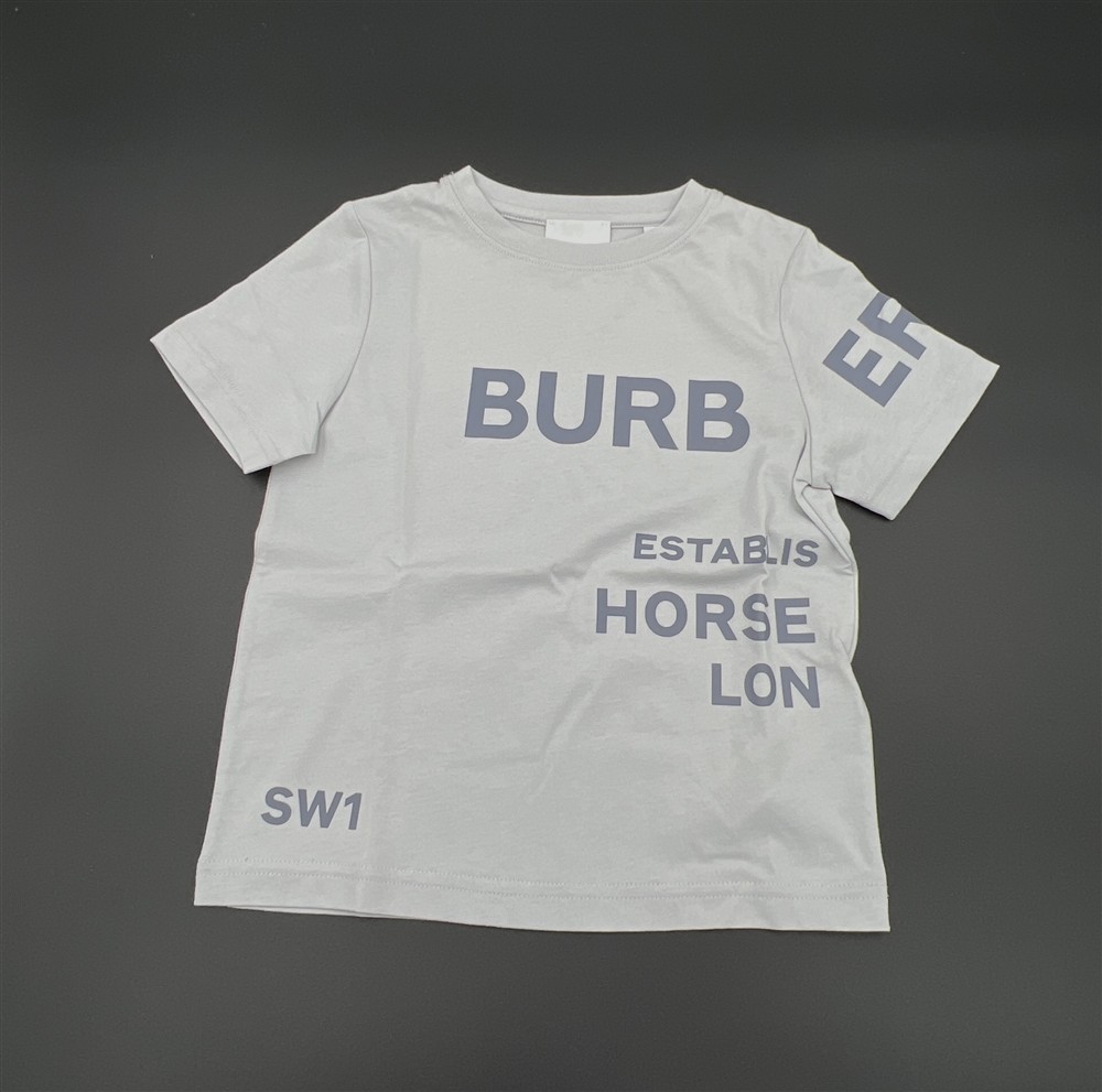 Burberry_T-shirt_sterling_grey_stampata Burberry T-shirt sterling grey stampata - immagine 1
