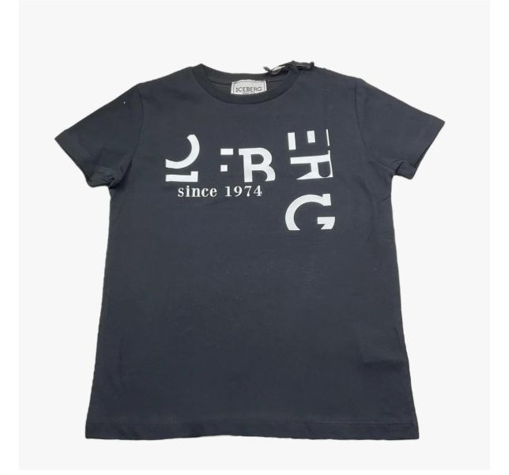 Iceberg_T-shirt_mezza_manica_nera Iceberg T-shirt mezza manica nera - immagine 1