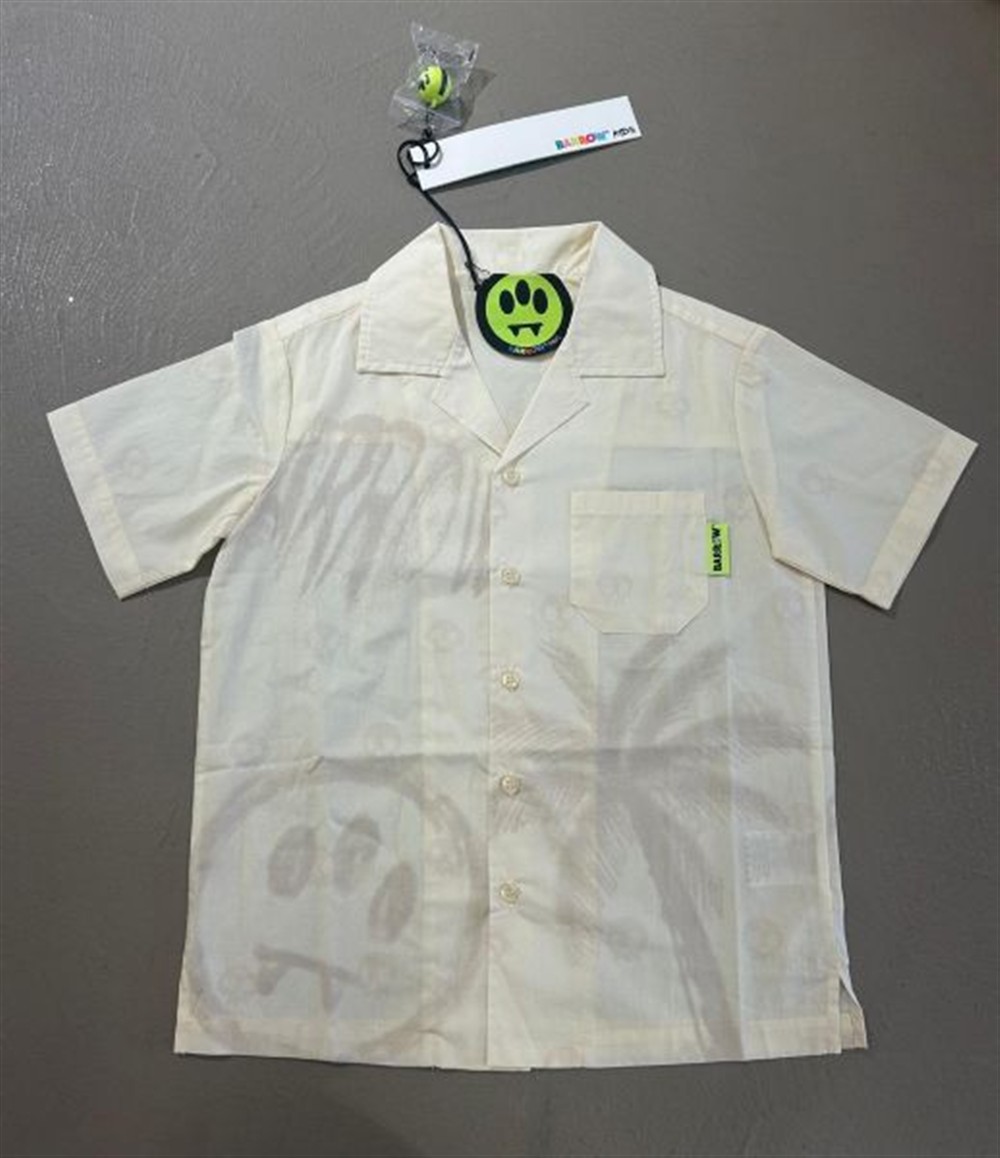 Barrow_Camicia__beige_mezza_manica Barrow Camicia beige mezza manica - immagine 1