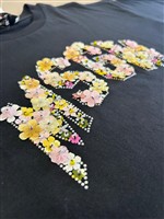MSGM t-shirt nera cropped 2 - immagine 2