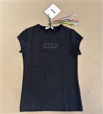MSGM T-shirt nera strech