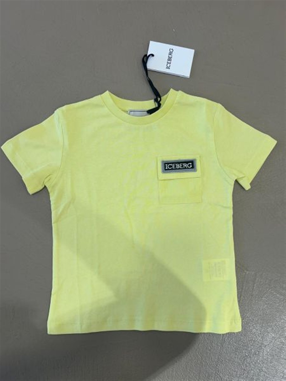 Iceberg_T-shirt_mezza_manica_gialla Iceberg T-shirt mezza manica gialla - immagine 1