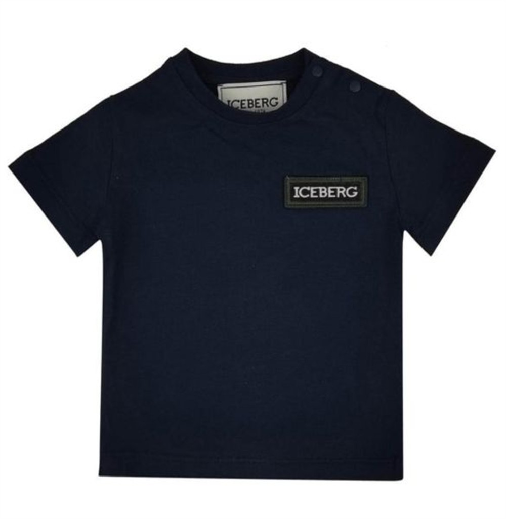 Iceberg_T-shirt_mezza_manica_blu Iceberg T-shirt mezza manica blu - immagine 1