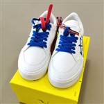 Off-White Sneakers Vulcanized Lace Up White Black