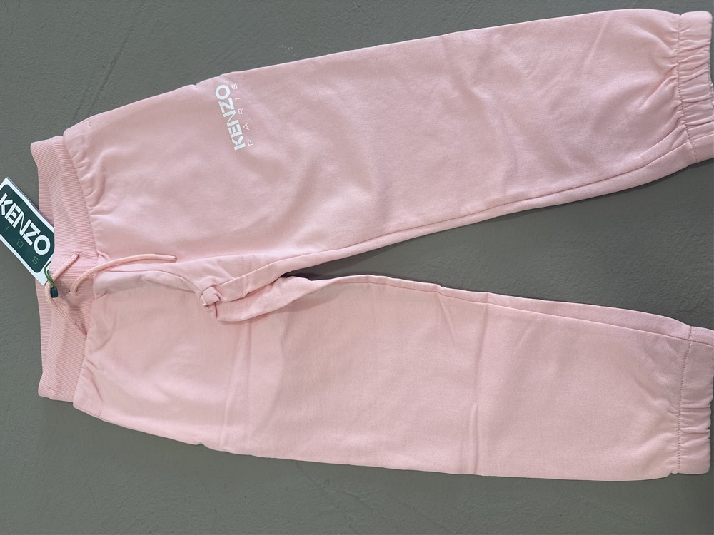 Kenzo_pantalone_rosa_con_scritta_bianca Kenzo pantalone rosa con scritta bianca - immagine 1