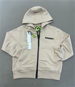 Barrow Felpa con zip e cappuccio garzata