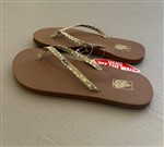 Vans Infradito sabbia a pois biaco
