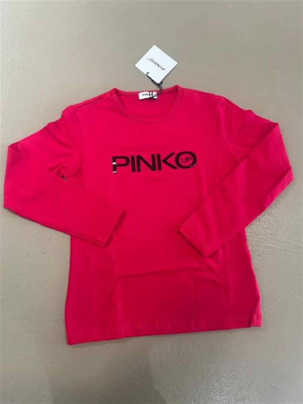 Pinko_T-shirt_manica_lunga_fucsia Pinko T-shirt manica lunga fucsia - immagine 1