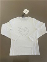 Pinko t-shirt manica lunga bianca 2