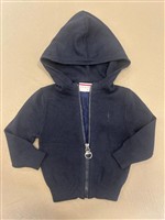 paciotti Maglia con zip rasata blu
